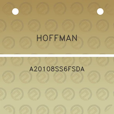 hoffman-a20108ss6fsda