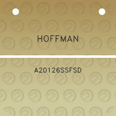 hoffman-a20126ssfsd