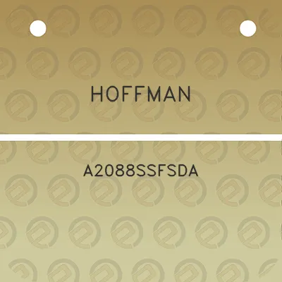 hoffman-a2088ssfsda