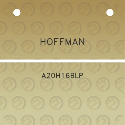 hoffman-a20h16blp