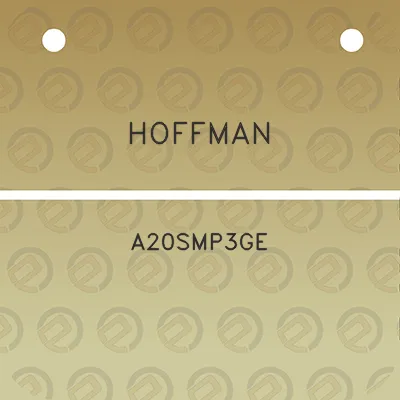 hoffman-a20smp3ge