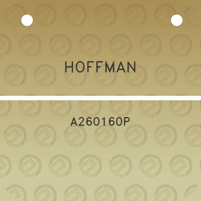 hoffman-a260160p