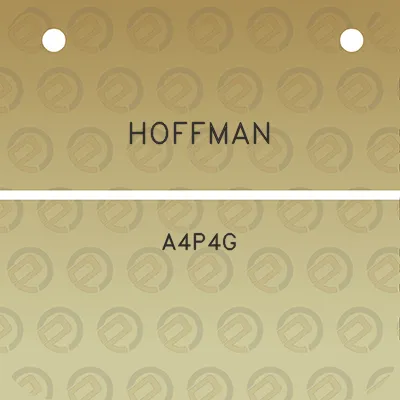 hoffman-a4p4g