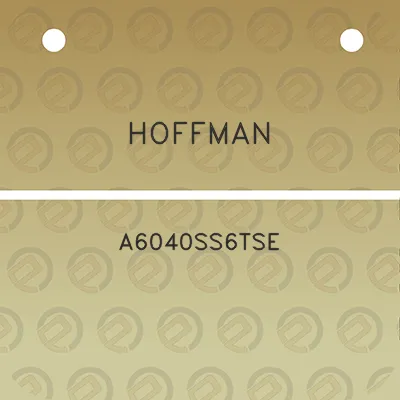 hoffman-a6040ss6tse