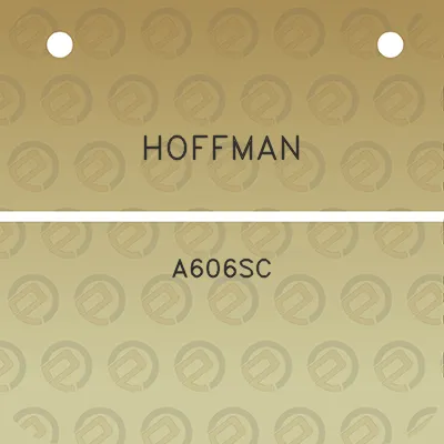 hoffman-a606sc