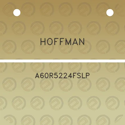 hoffman-a60r5224fslp