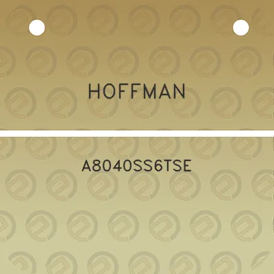 hoffman-a8040ss6tse