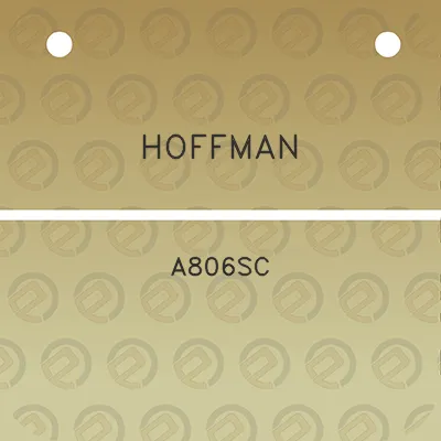 hoffman-a806sc