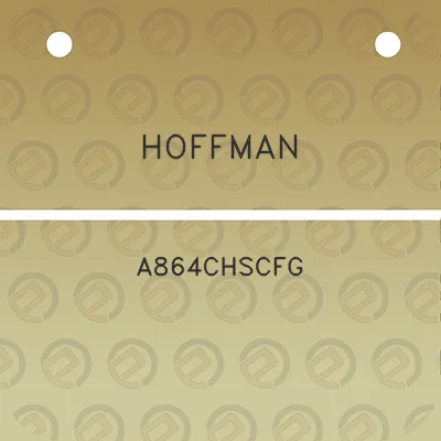 hoffman-a864chscfg