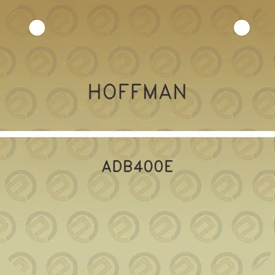 hoffman-adb400e