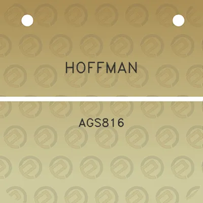 hoffman-ags816