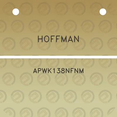 hoffman-apwk138nfnm