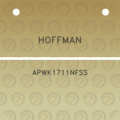 hoffman-apwk1711nfss