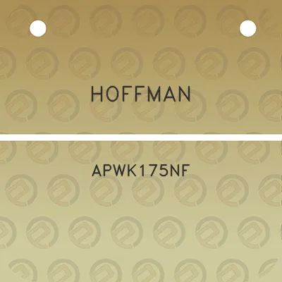 hoffman-apwk175nf