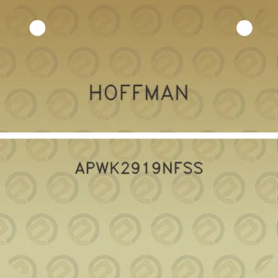 hoffman-apwk2919nfss