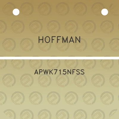 hoffman-apwk715nfss