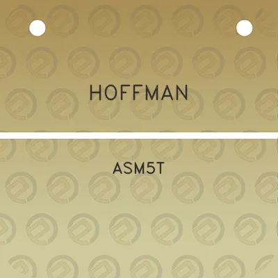 hoffman-asm5t