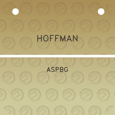 hoffman-aspbg