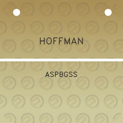 hoffman-aspbgss