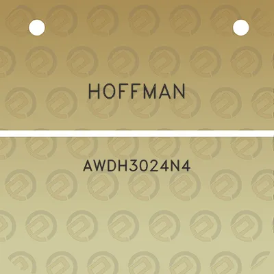 hoffman-awdh3024n4