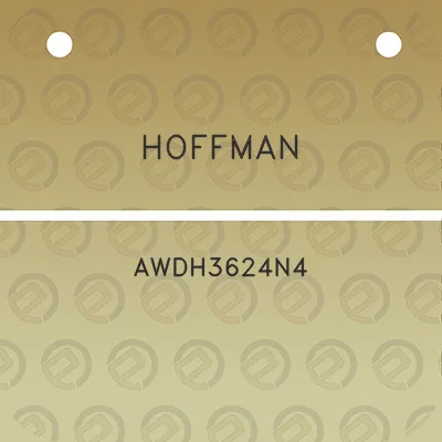 hoffman-awdh3624n4