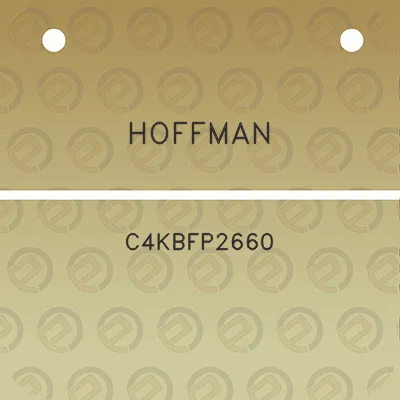 hoffman-c4kbfp2660