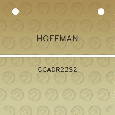 hoffman-ccadr22s2