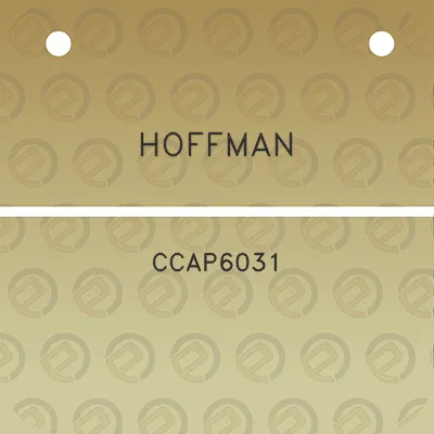 hoffman-ccap6031