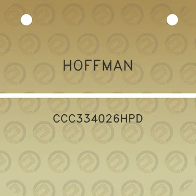 hoffman-ccc334026hpd