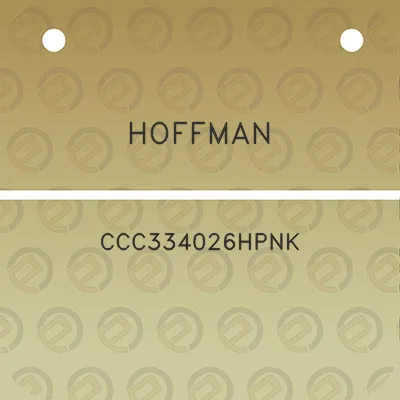 hoffman-ccc334026hpnk