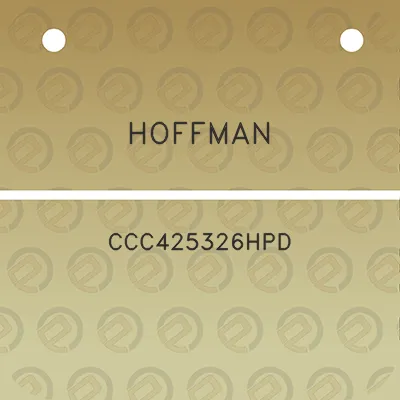 hoffman-ccc425326hpd