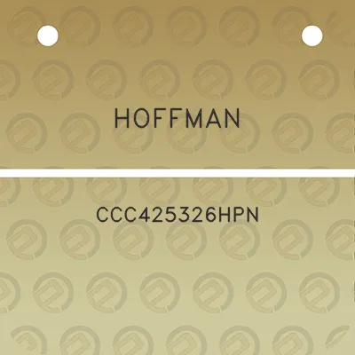 hoffman-ccc425326hpn