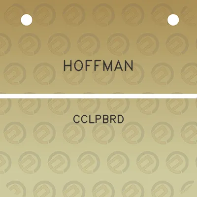 hoffman-cclpbrd