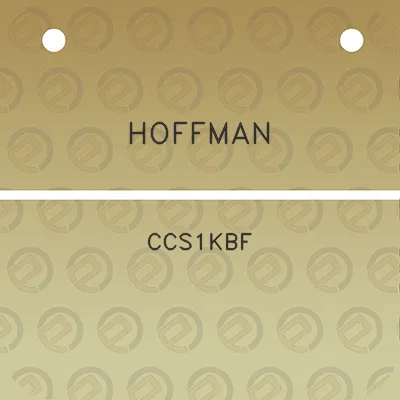 hoffman-ccs1kbf