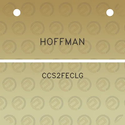 hoffman-ccs2feclg