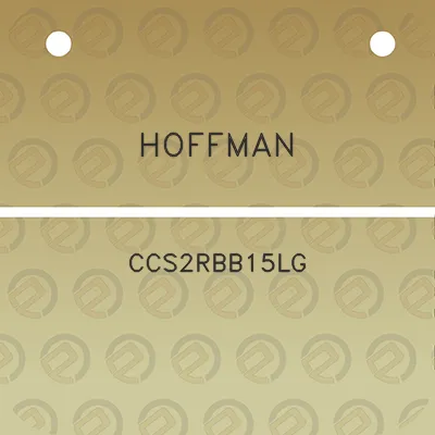 hoffman-ccs2rbb15lg