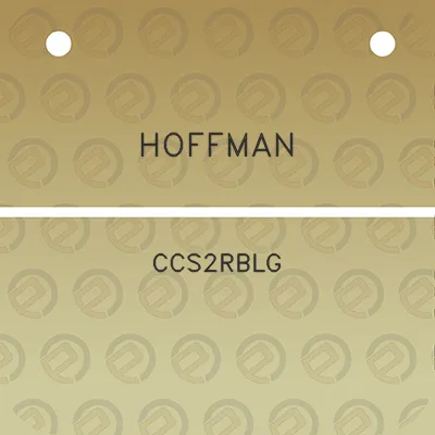 hoffman-ccs2rblg