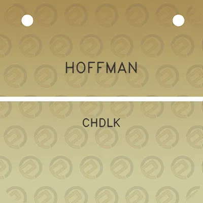 hoffman-chdlk