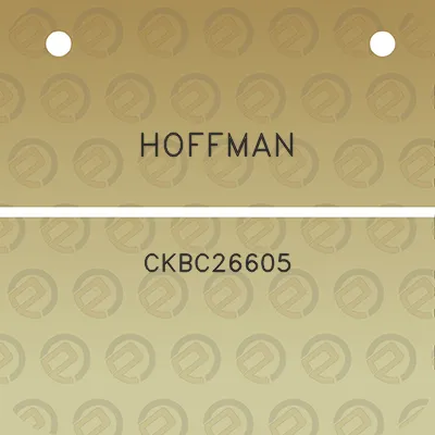 hoffman-ckbc26605