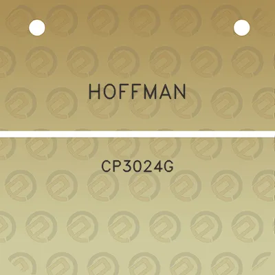 hoffman-cp3024g