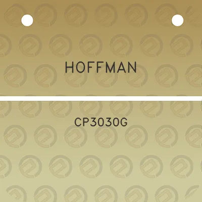 hoffman-cp3030g