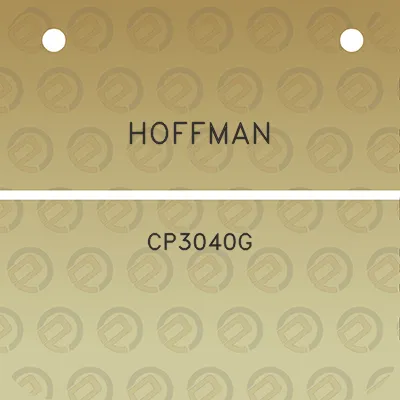 hoffman-cp3040g