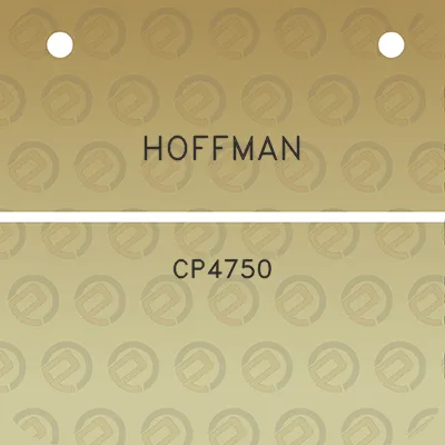 hoffman-cp4750