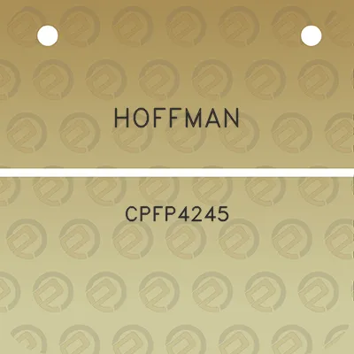 hoffman-cpfp4245