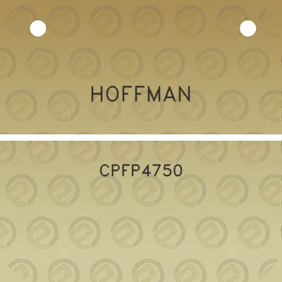 hoffman-cpfp4750