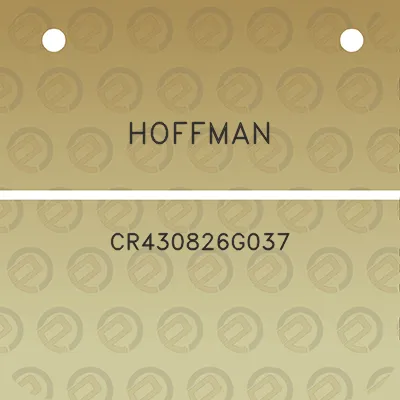 hoffman-cr430826g037