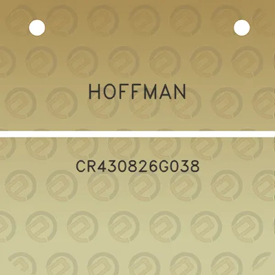 hoffman-cr430826g038