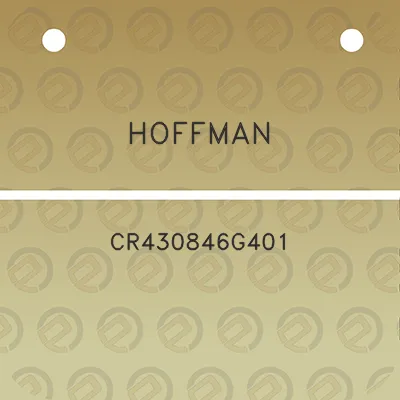 hoffman-cr430846g401