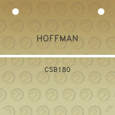 hoffman-csb180