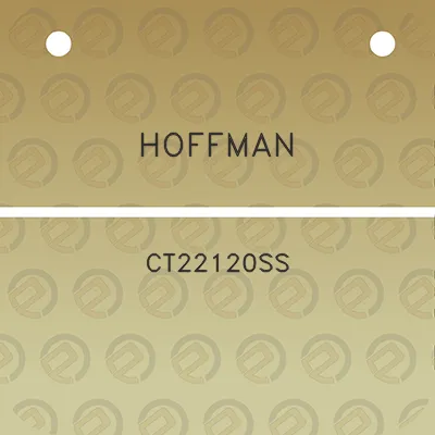 hoffman-ct22120ss